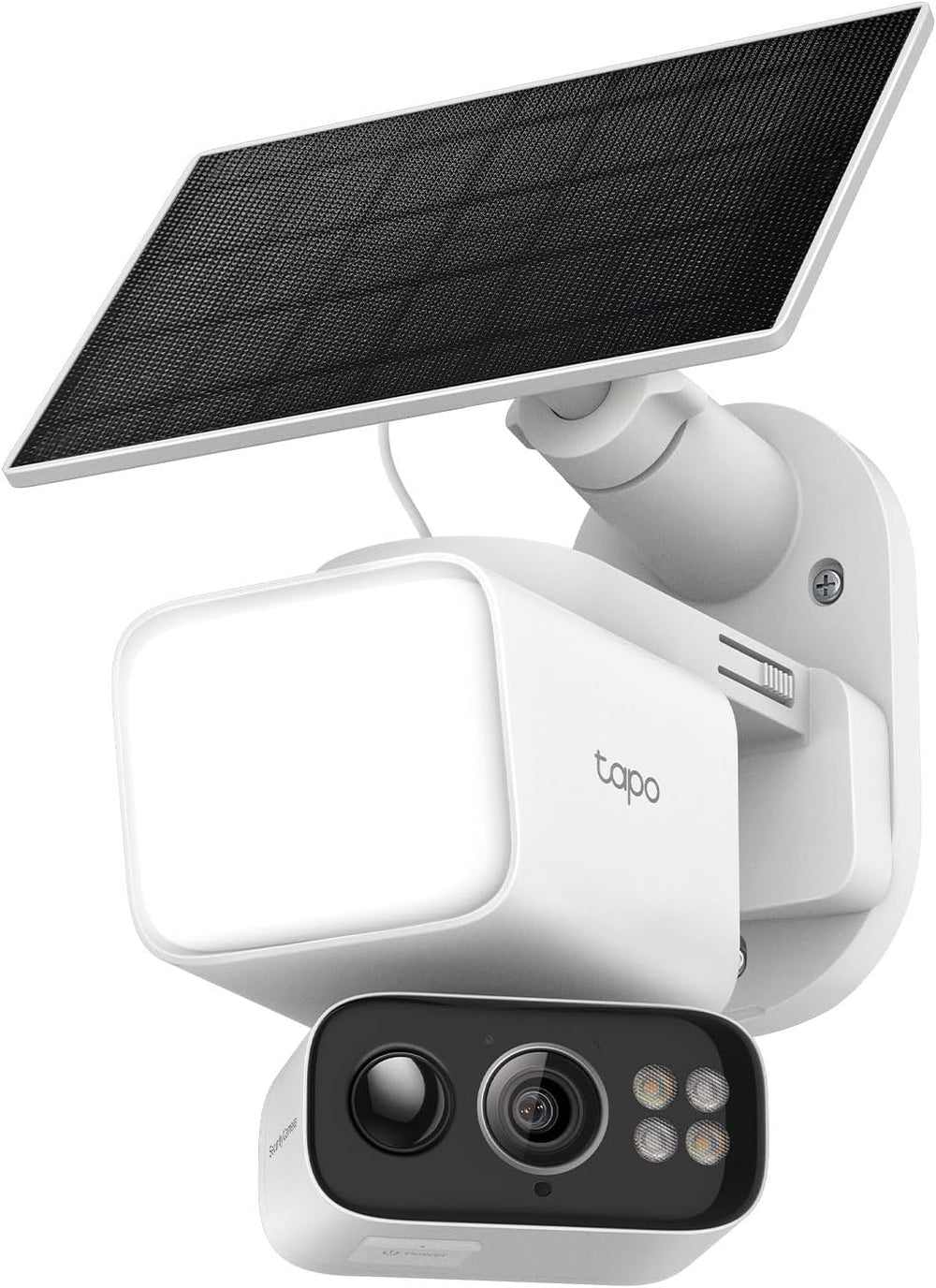 Tapo 2K Dimmable Floodlight Security Camera Outdoor Wireless w/Solar Panel