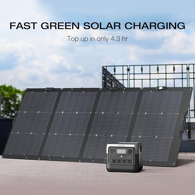 EF ECOFLOW Solar Generator RIVER 2 Pro 768Wh LiFePO4 Battery