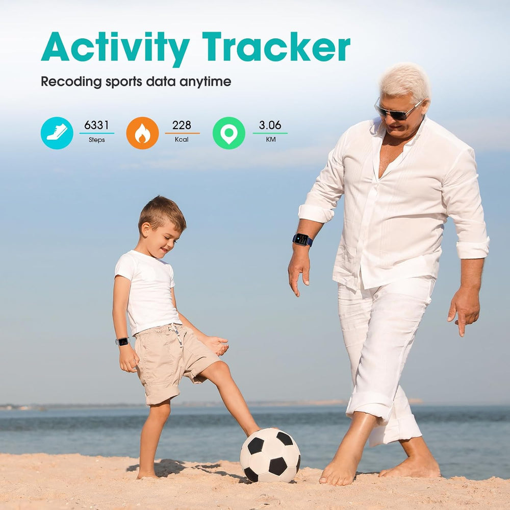 Pedometer Watch Senior Friendly No App No Phone Required, Step Counter