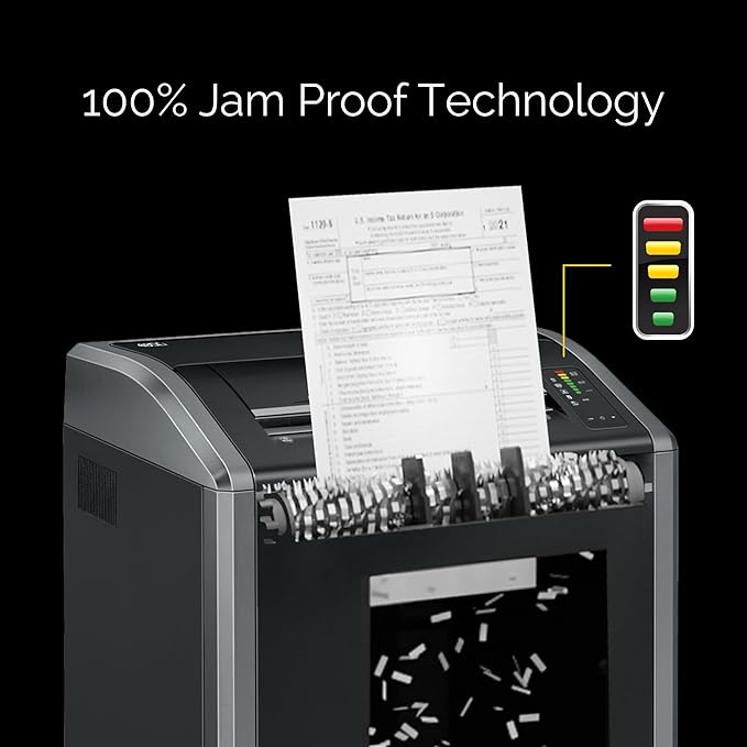 Fellowes Powershred 485Ci 100% Jam Proof Commercial Grade, Quiet Operation