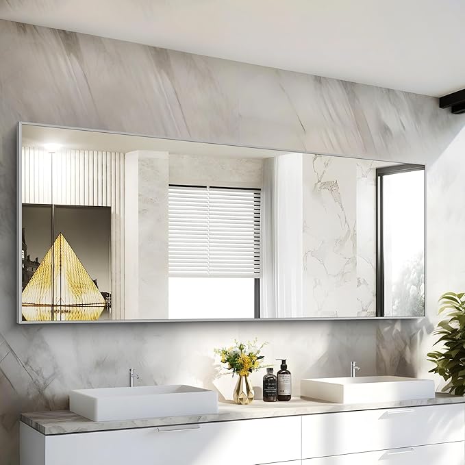 36x72inch Bathroom Mirror, Large Rectangular Wall Mirrors