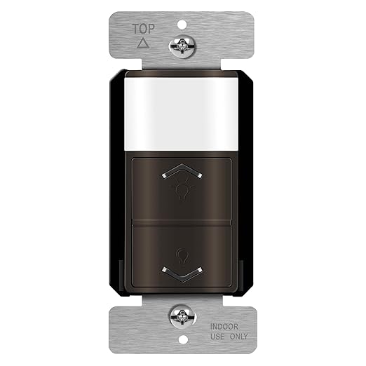 TOPGREENER Motion Sensor Light Switch Dimmer, Electronic Dimmer