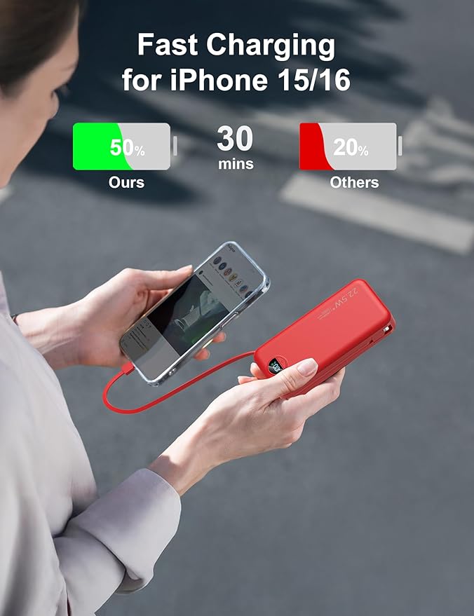 aonidi 20000mAh Ultra-Portable-Charger-Power-Bank PD20W
