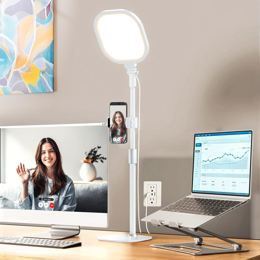 White 1Pack Video Conference Lighting