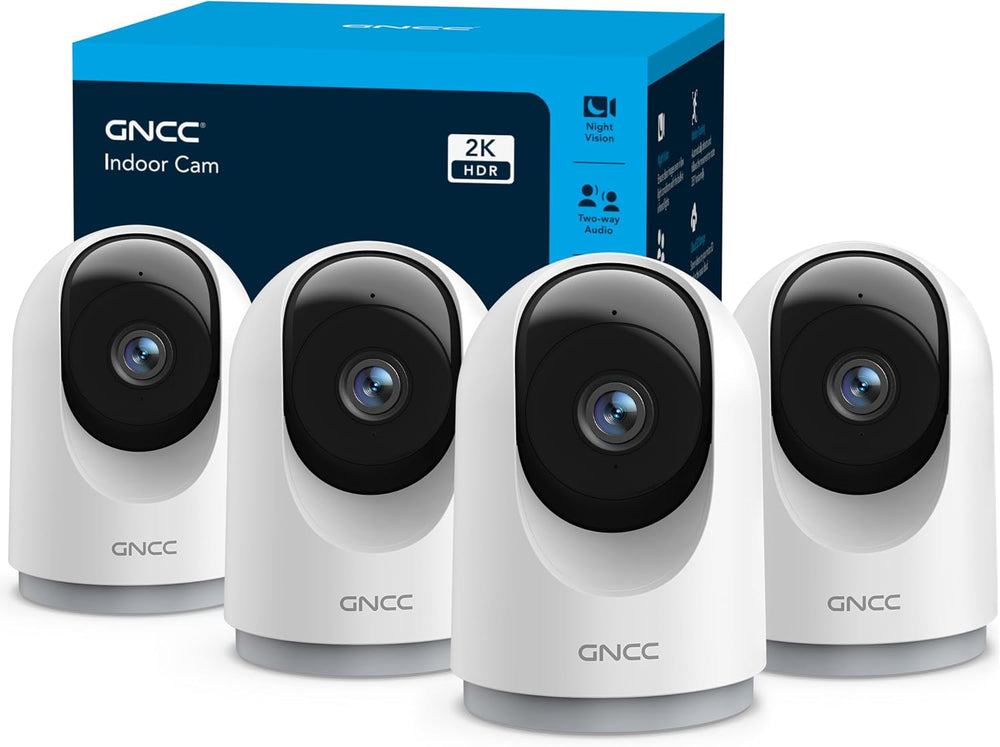 GNCC 2K Security Cameras 4pcs, Home Security Camera Indoor