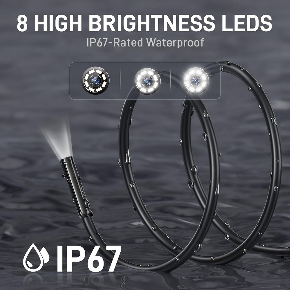 Teslong 2.0MP USB-C Auto Focus Borescope for Plumbing & Wall Inspections