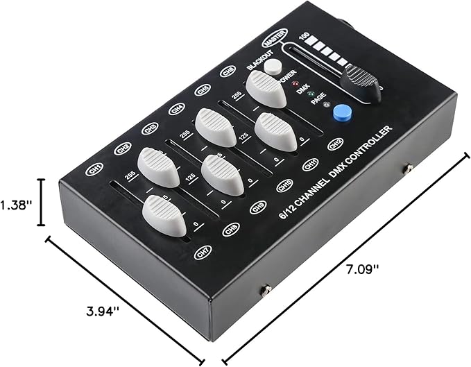 MAD OWL 12 Channel DMX dimming Controller, mini dj Lighting Controller