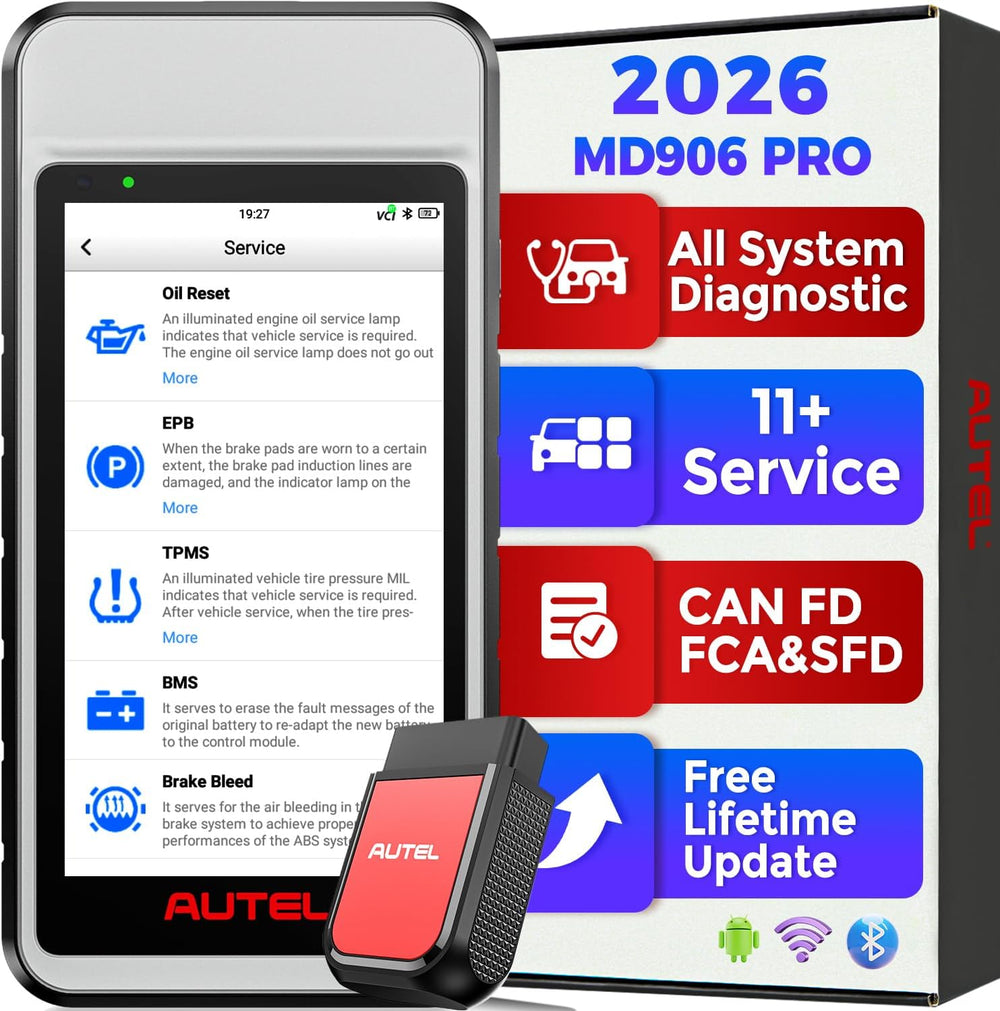 Autel Scanner MaxiDIAG MD906 PRO All System Diagnostic Tool, 2026 MD906PRO Same