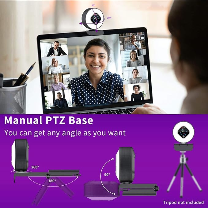 Angetube Streaming Webcam 1080P