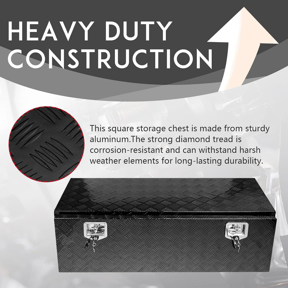 48 * 18 * 18 Aluminum Heavy Duty Diamond Plate ToolBox Chest Box Pick Up Truc...