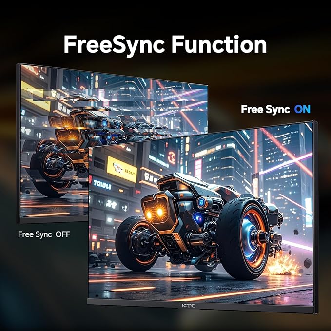 KTC 24 inch Gaming Monitor QHD 180Hz, Fast IPS 1440p Computer Monitor,