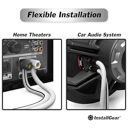 InstallGear 14 Gauge AWG Speaker Wire Cable