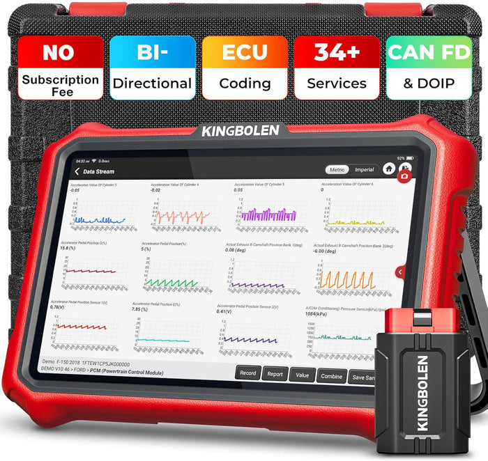 KINGBOLEN K8 Pro OBD2 Scanner Bluetooth 2026 Bidirectional Scan Tool