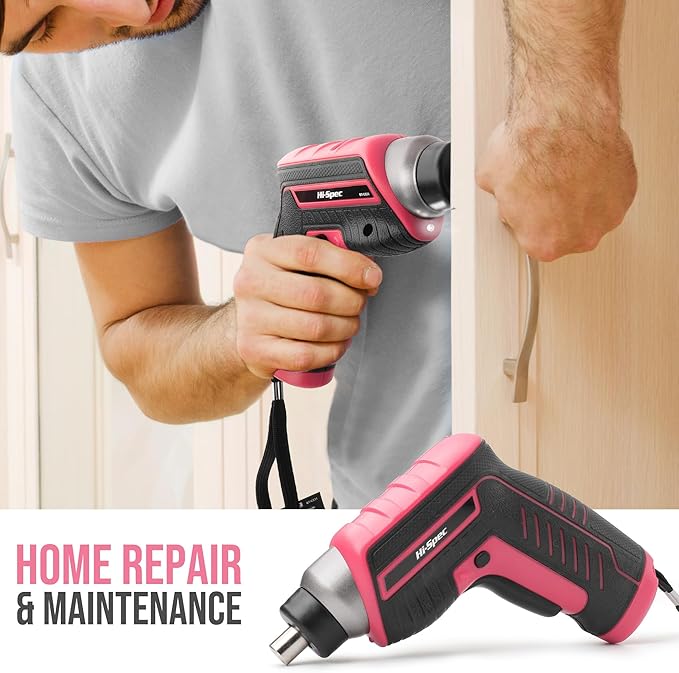 Hi-Spec 35-Piece Tool Kit with 3.6V USB Small Electric Screwdriver Set
