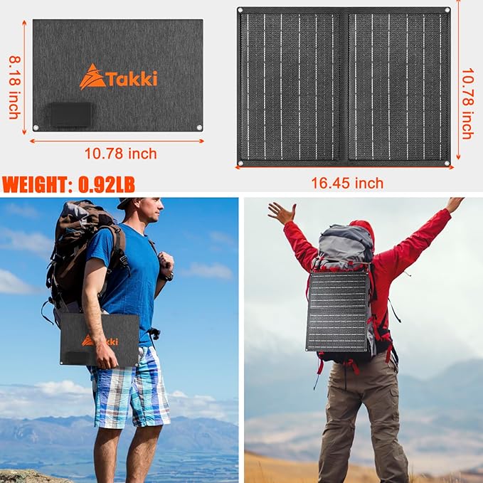 Takki 111Wh Portable Solar Generator Power Station