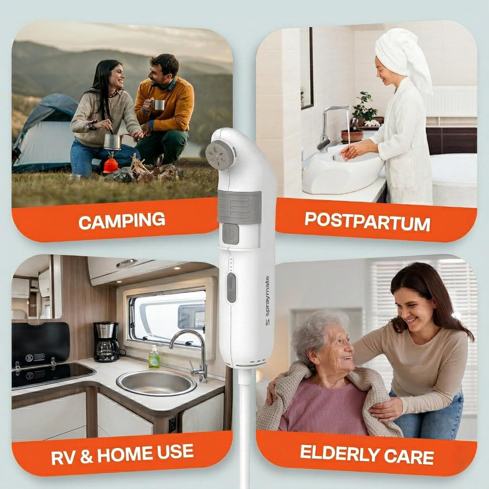 Portable Bidet for Travel – Electric High Pressure Rechargeable Bidet for Women