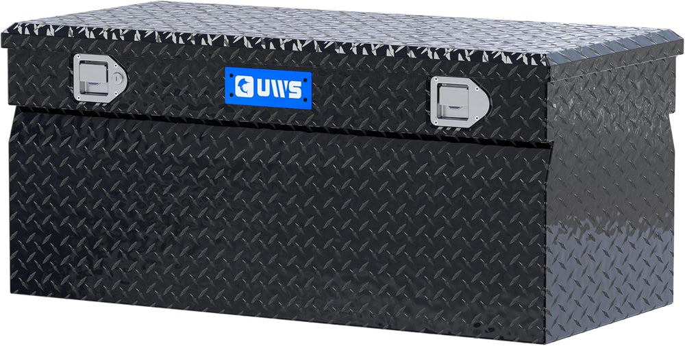 UWS TBC-42-BLK Black 42" Standard Chest with Beveled Insulated Lid