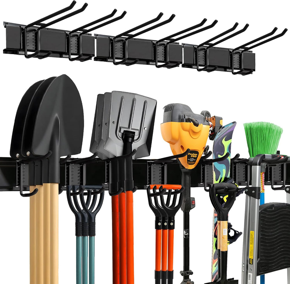 TIDYME Garage Wall Organizer | 48" Heavy-Duty Tool Storage Rack | Adjust...