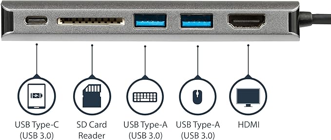 StarTech.com USB C Multiport Adapter