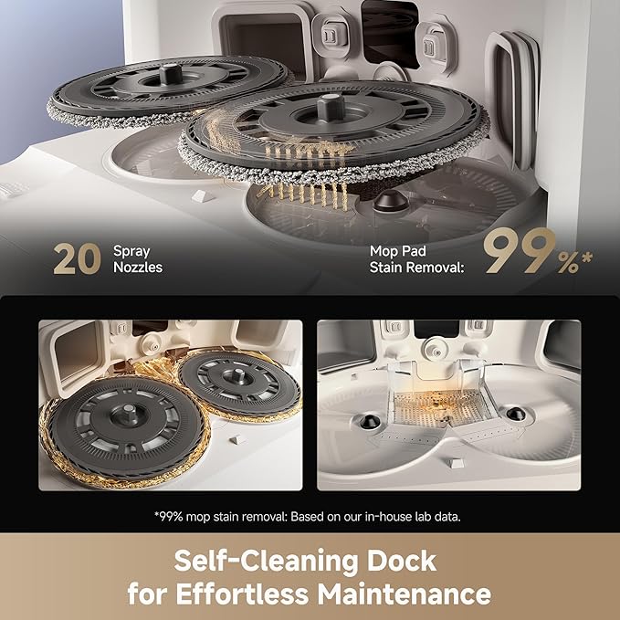 DREAME L40s Ultra Robot Vacuum and Mop, 000Pa Suction, Auto-Empty, Mop