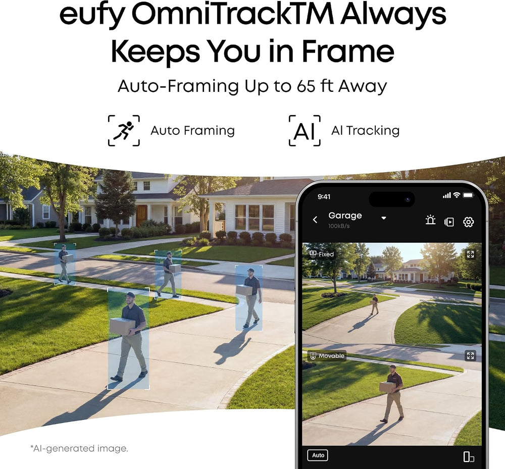 eufy Security NVR System E50,4-Cam Kit,4K Dual-Lens Bullet-PTZ (2TB HDD)