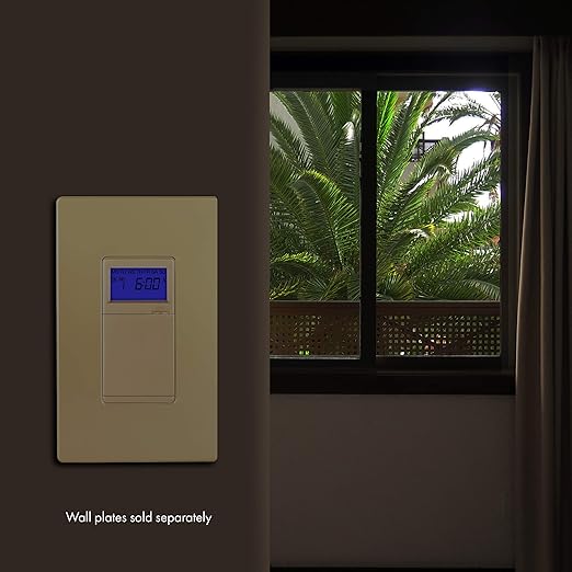 TOPGREENER Digital Astronomic Timer Switch, 7-Day Programmable Sunrise Sunset