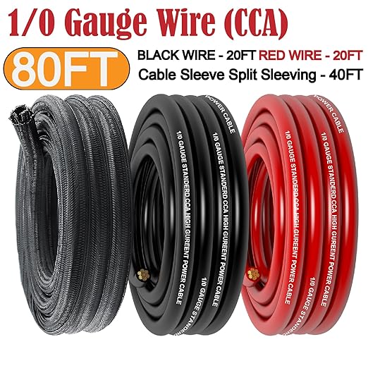 1/0 Gauge Wire CCA Primary Automotive Wire