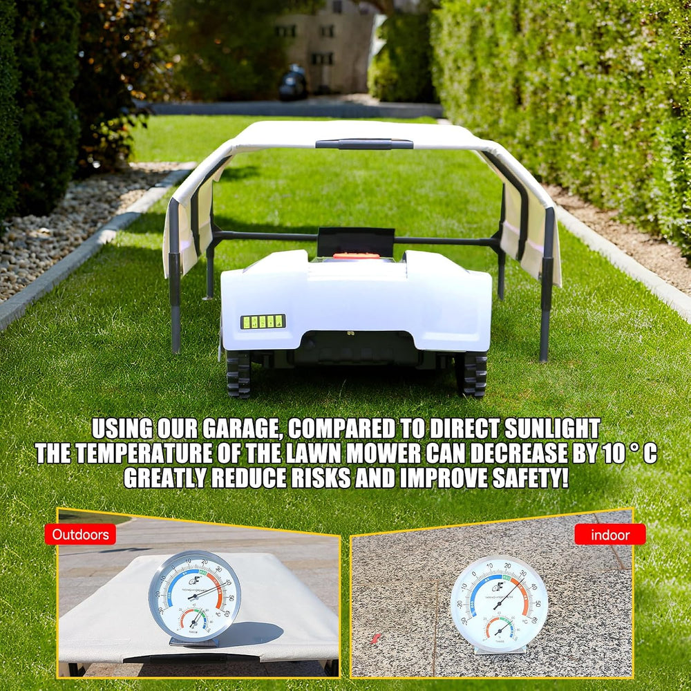 Garage for Robot Lawn Mower，for All Models on the Market (Plus Size)