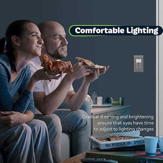 TOPGREENER Motion Sensor Light Switch Dimmer, Electronic Dimmer