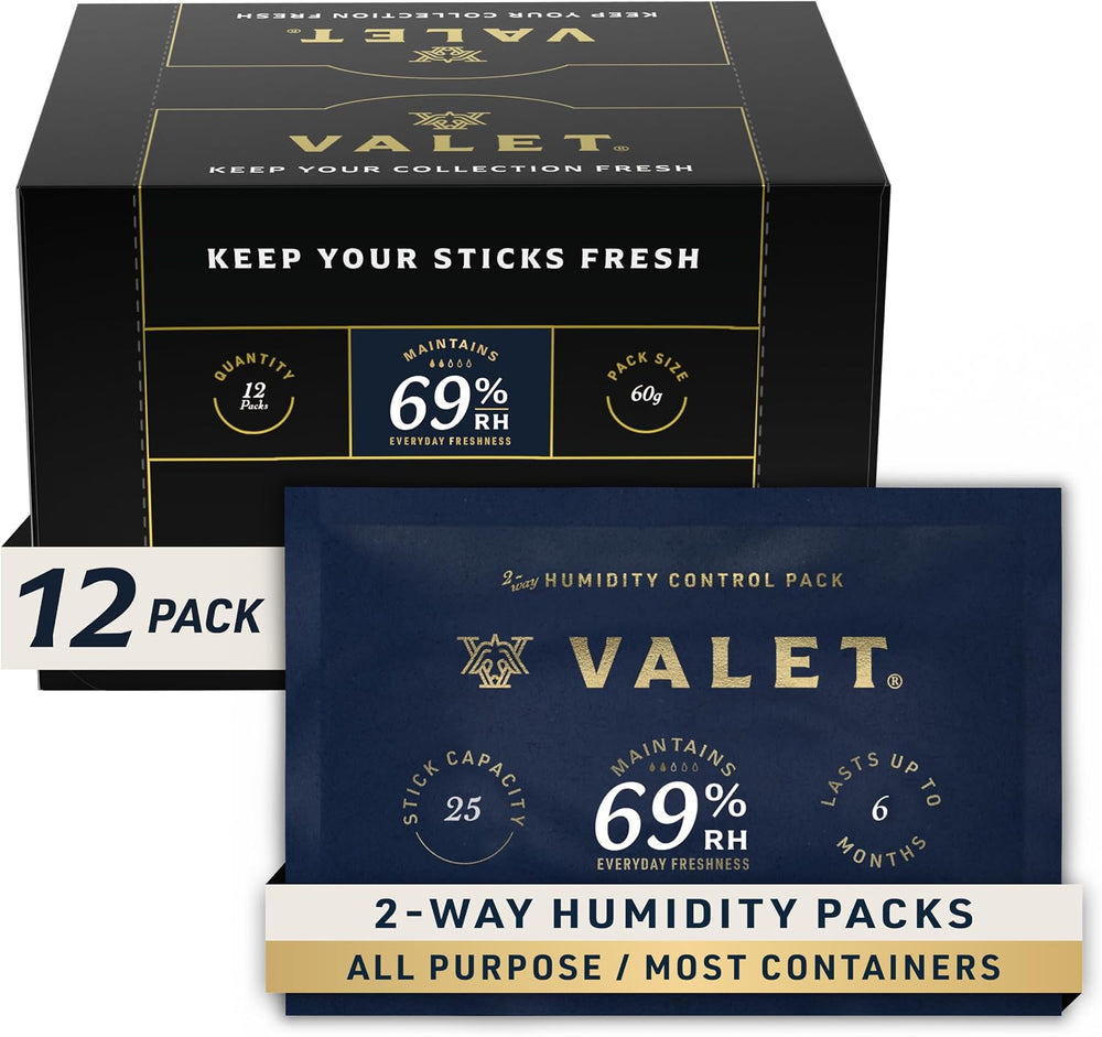 Valet 69% Two-Way Humidity Packs (12-Pack)