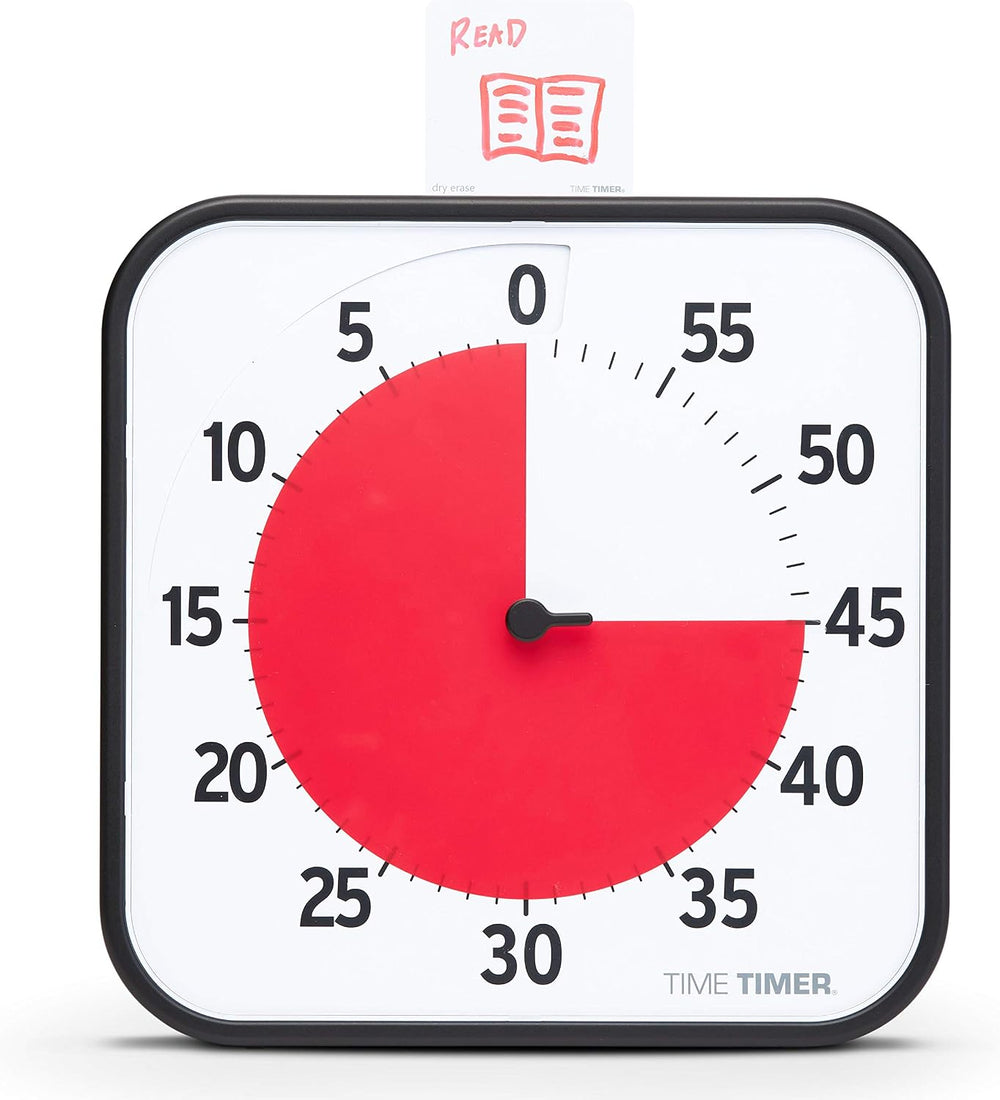 TIME TIMER 12 inch Visual Timer 60 Minute Kids Desk Countdown Clock