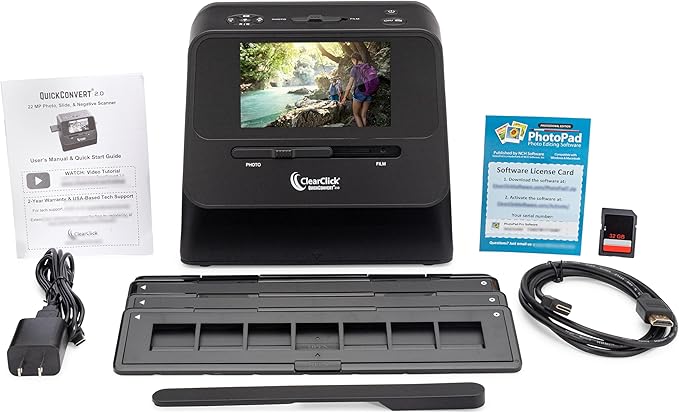 ClearClick QuickConvert 2.0 Photo, and Negative Scanner