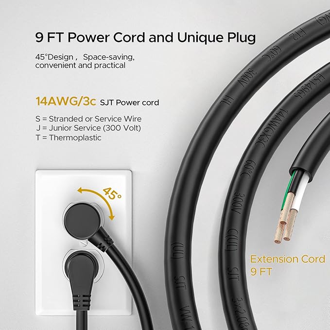 CRST 12 Outlet Heavy Duty Metal Power Strip