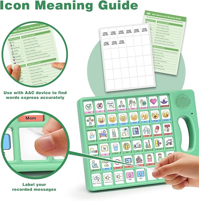Joyreal AAC Device for Autism, Non Verbal Communication Tools for Speech