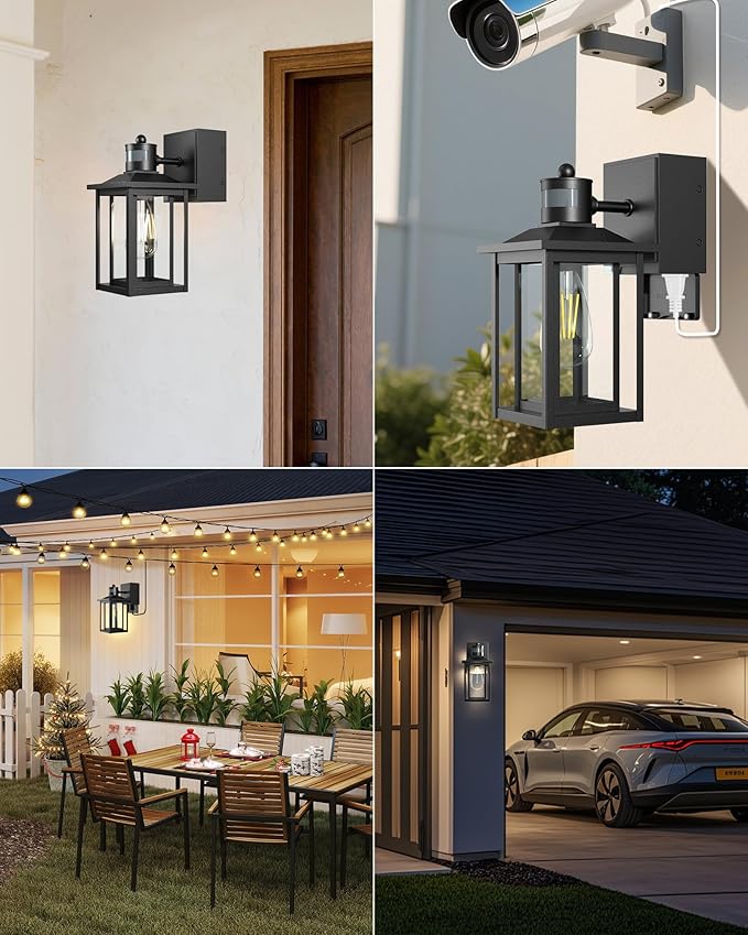 LTBLIGHT 2-Pack Motion Sensor Outdoor Lights