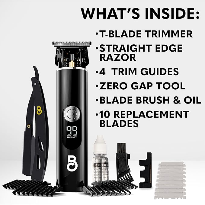 The Beard Club Professional T-Blade Beard Trimmer