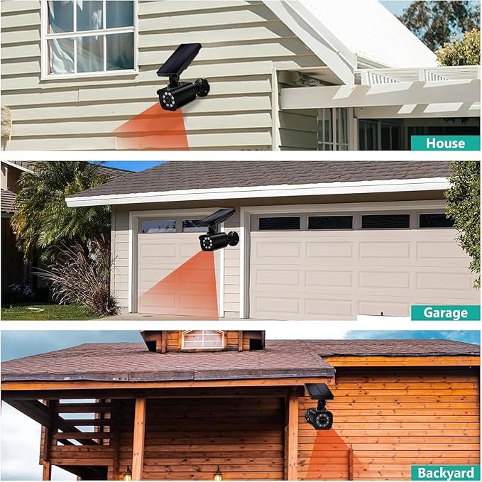 WALI Dummy Fake Camera, Security Camera (2 Pack)