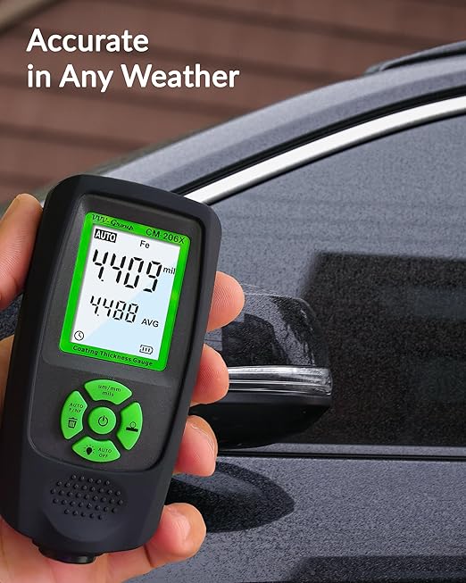 VVV-Group Paint Thickness Gauge CM-206X | Coating Thickness Meter Fe/Al/Zn |