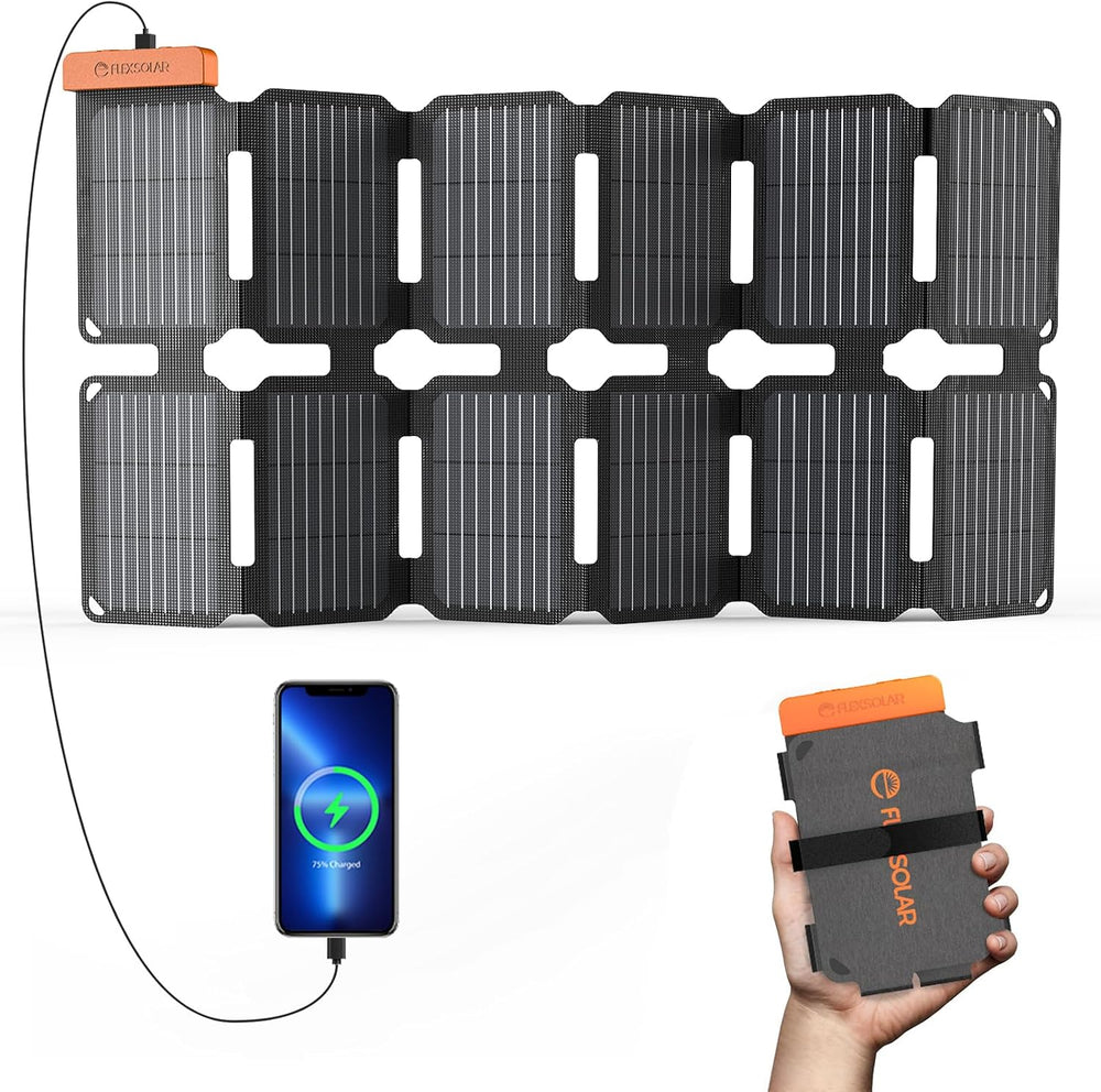 FlexSolar Portable 36W Solar Panel Charger