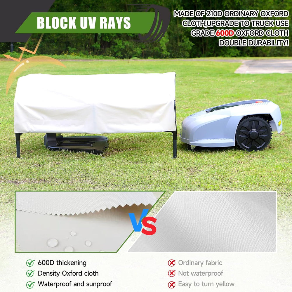 Garage for Robot Lawn Mower，for All Models on the Market (Plus Size)