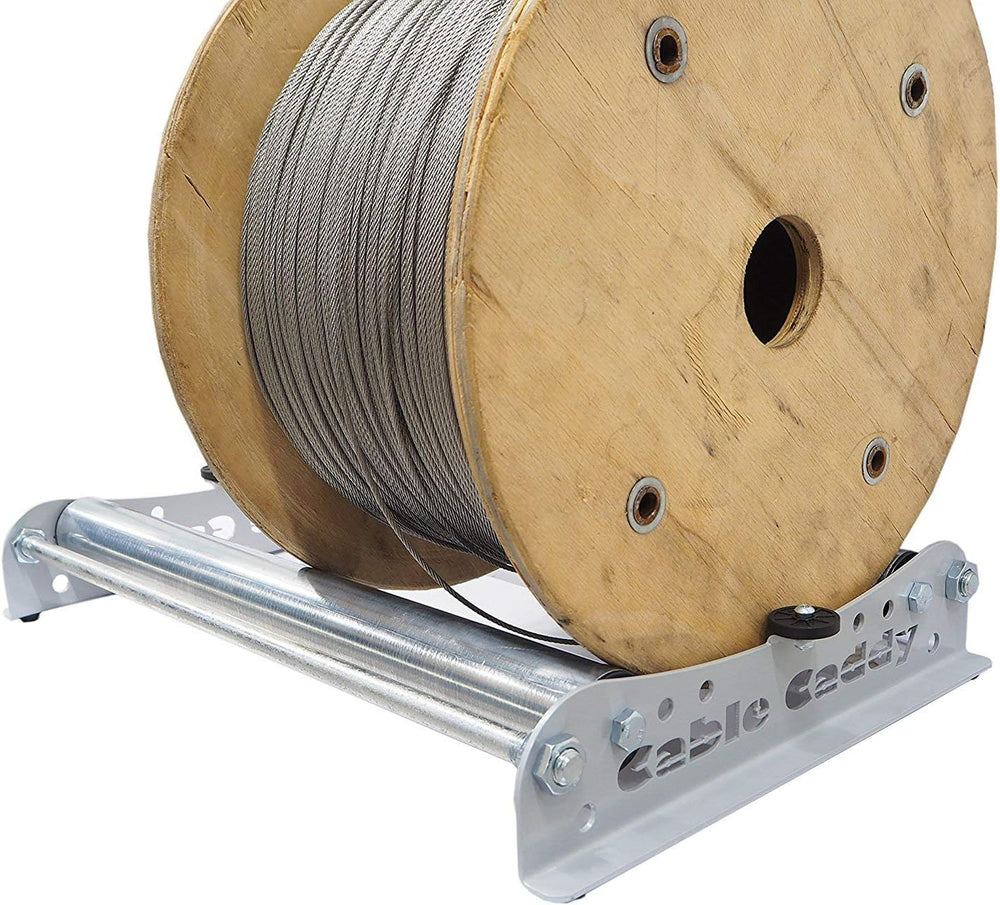 Cable Dispenser Cable Caddy 510 Heavy Duty for Cable Reels up to 20" wid...