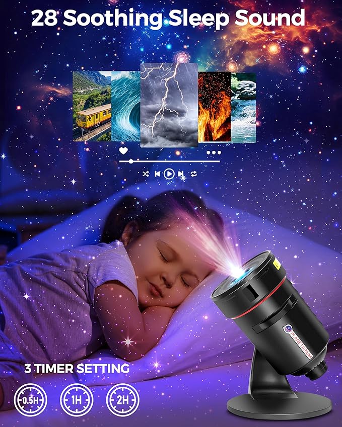 Galaxy Projector for Bedroom, Home Planetarium Astral Light Projector