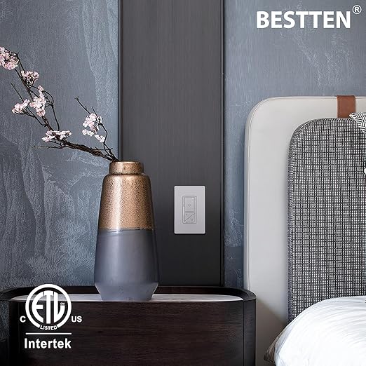 BESTTEN 10 Pack Super Slim Digital Dimmer