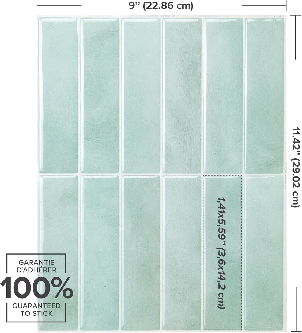SMART TILES Peel and Stick Backsplash
