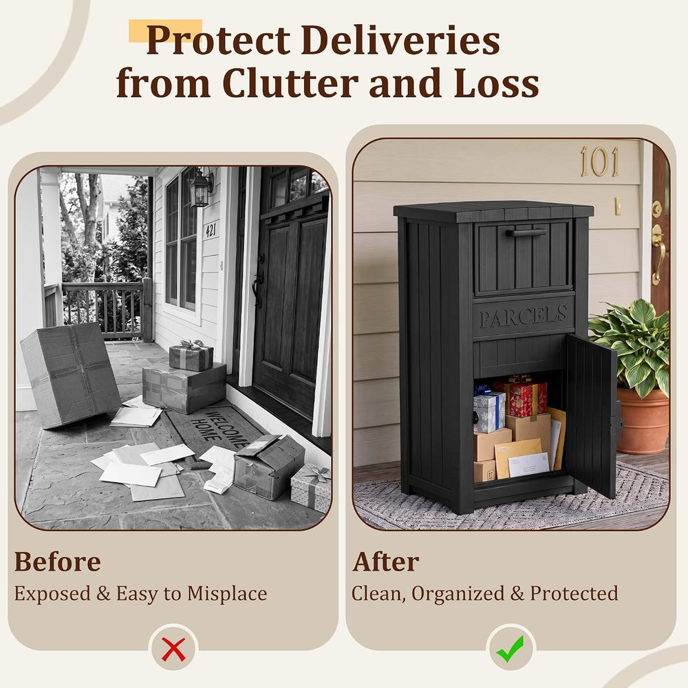 Package Delivery Boxes for Outside, Outdoor Storage Box