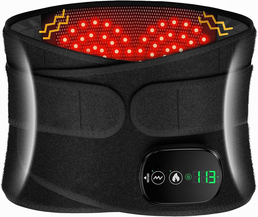 Lower Back Massager with Heat, Heating Pad