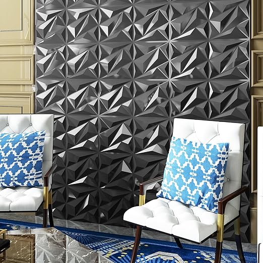 Art3dwallpanels 33 Pack 3D Wall Panel Diamond