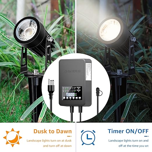 SUNVIE 200W Low Voltage Landscape Transformer