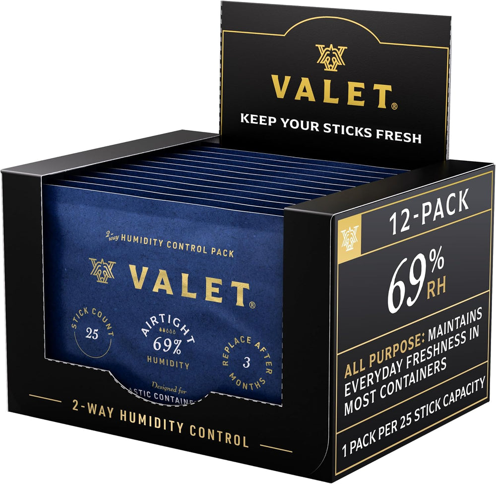 Valet 69% Two-Way Humidity Packs (12-Pack)