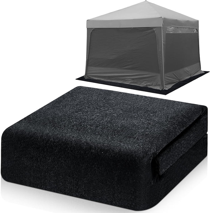 Tinideya 10 x 10 ft Tent Carpet Outdoor Rug Floor Mat Waterproof Non Slip